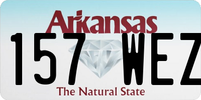AR license plate 157WEZ