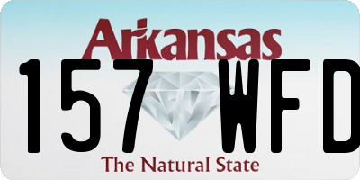 AR license plate 157WFD