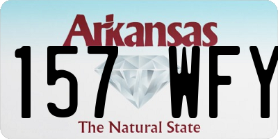AR license plate 157WFY