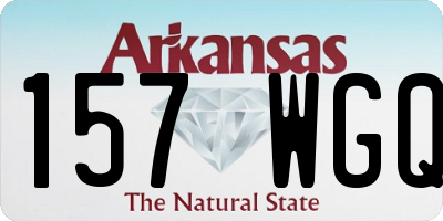 AR license plate 157WGQ