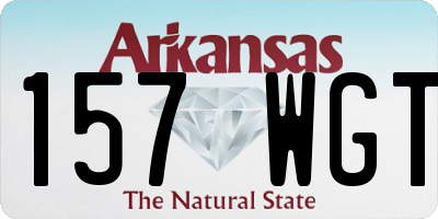 AR license plate 157WGT