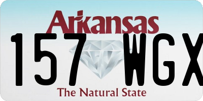 AR license plate 157WGX