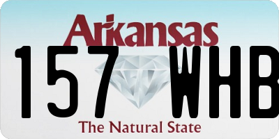 AR license plate 157WHB