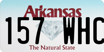 AR license plate 157WHC