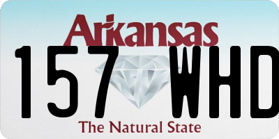 AR license plate 157WHD