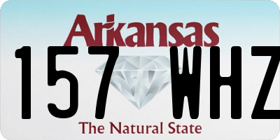 AR license plate 157WHZ