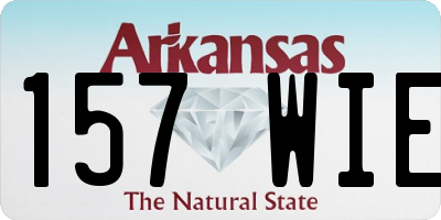 AR license plate 157WIE