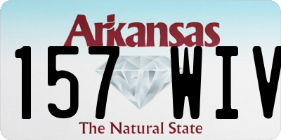AR license plate 157WIV