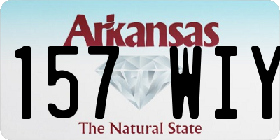 AR license plate 157WIY