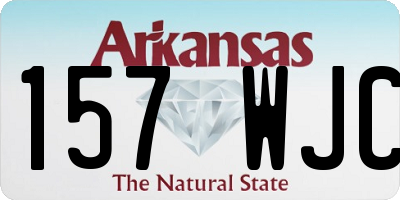 AR license plate 157WJC
