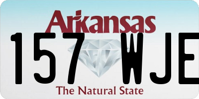 AR license plate 157WJE