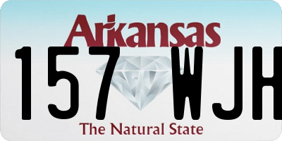 AR license plate 157WJH