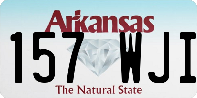 AR license plate 157WJI
