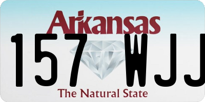 AR license plate 157WJJ