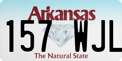 AR license plate 157WJL