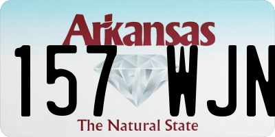 AR license plate 157WJN