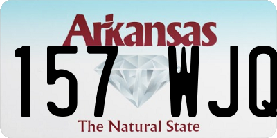 AR license plate 157WJQ