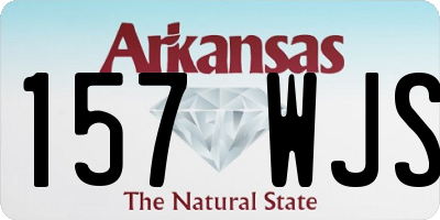 AR license plate 157WJS