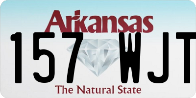 AR license plate 157WJT