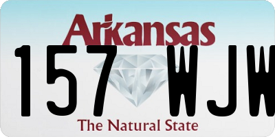 AR license plate 157WJW