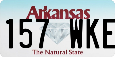 AR license plate 157WKE