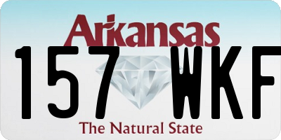 AR license plate 157WKF