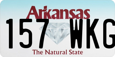AR license plate 157WKG