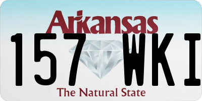 AR license plate 157WKI