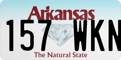 AR license plate 157WKN