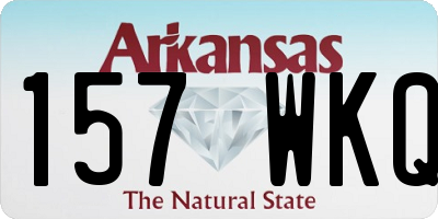 AR license plate 157WKQ