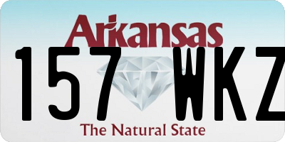 AR license plate 157WKZ