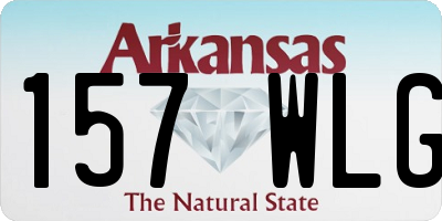 AR license plate 157WLG