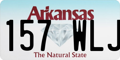 AR license plate 157WLJ