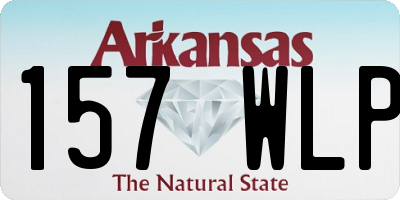 AR license plate 157WLP