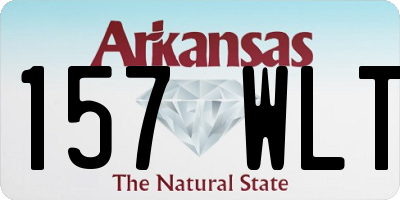 AR license plate 157WLT