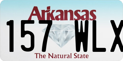 AR license plate 157WLX