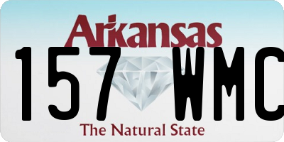AR license plate 157WMC