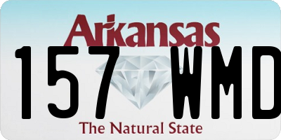AR license plate 157WMD