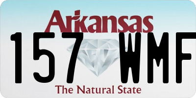 AR license plate 157WMF