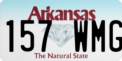AR license plate 157WMG
