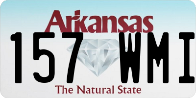 AR license plate 157WMI
