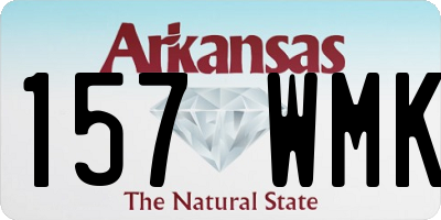 AR license plate 157WMK
