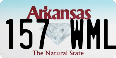 AR license plate 157WML