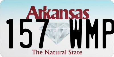 AR license plate 157WMP