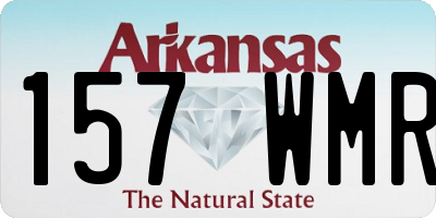 AR license plate 157WMR