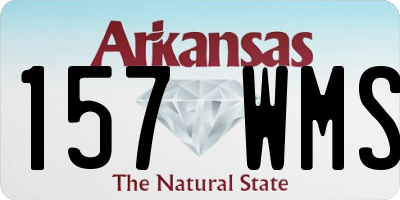AR license plate 157WMS