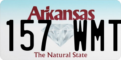 AR license plate 157WMT