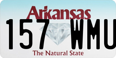 AR license plate 157WMU