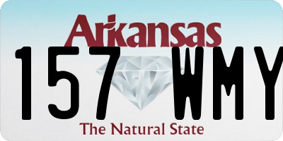 AR license plate 157WMY
