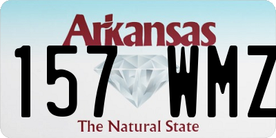 AR license plate 157WMZ